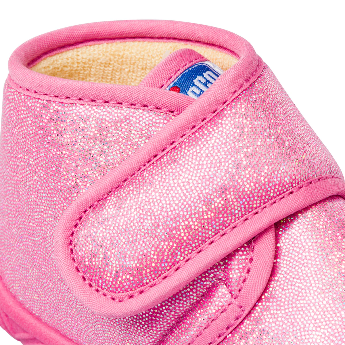 Scarpe primi passi rosa da bambina con glitter e velcro Chicco Taxo - Image 6