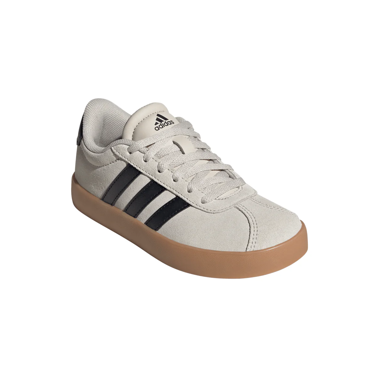 Scarpe Ragazzo Beige effetto Scamosciato adidas VL Court 3.0 - Image 7