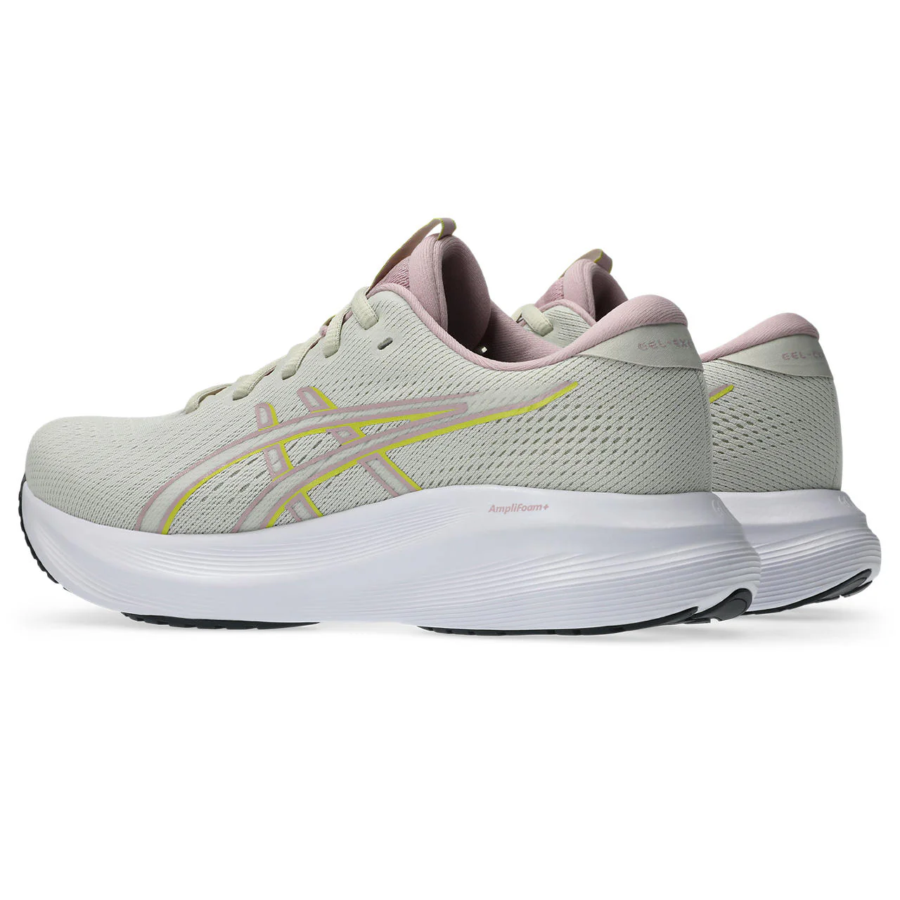 Scarpe running da donna Asics Gel-Excite 11 beige con dettagli rosa - Image 3