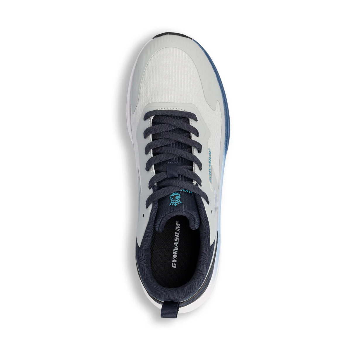 Scarpe running da uomo grigie con dettagli blu scuro Gymnasium - Image 5