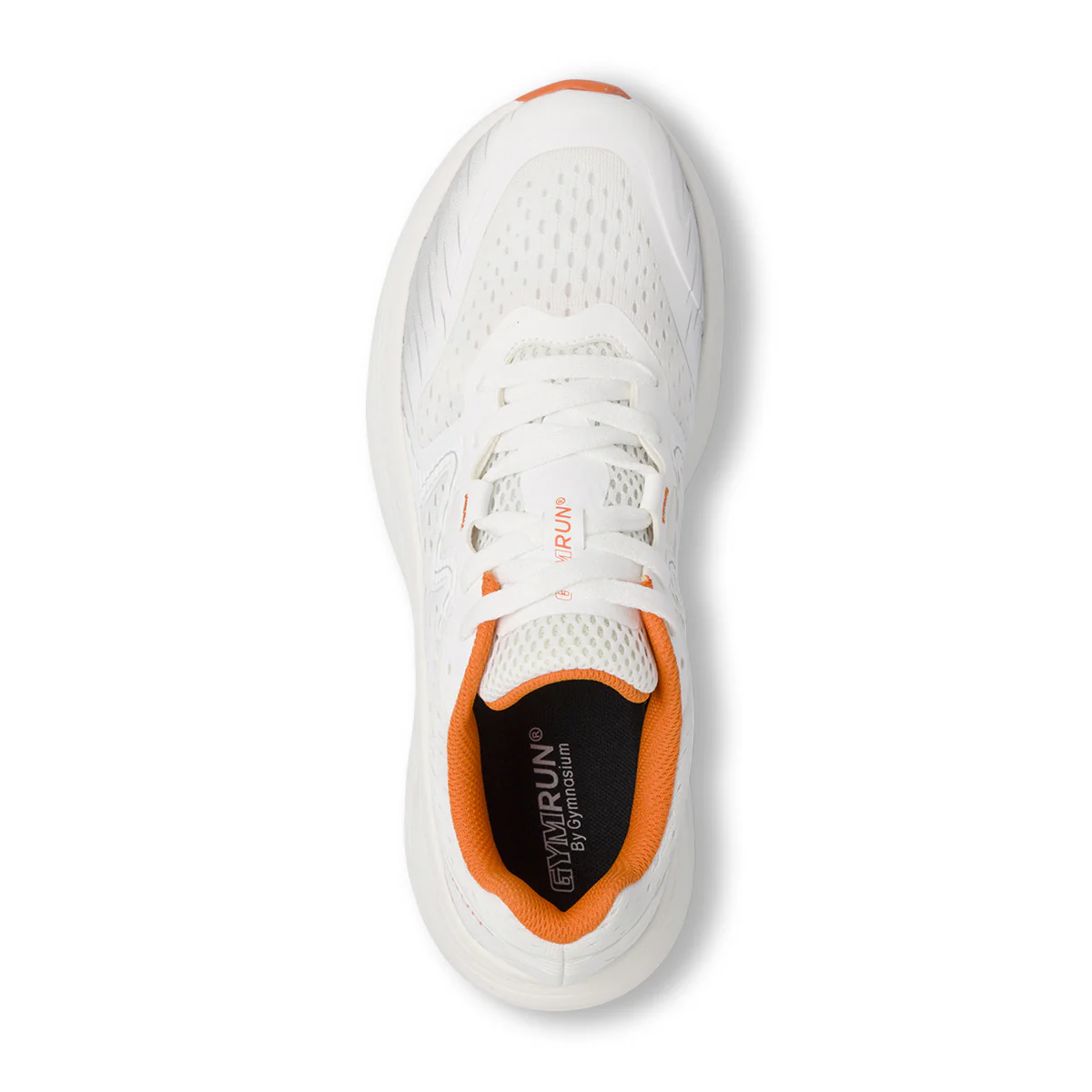 Scarpe running uomo bianche con dettagli arancio GymRun - Image 5