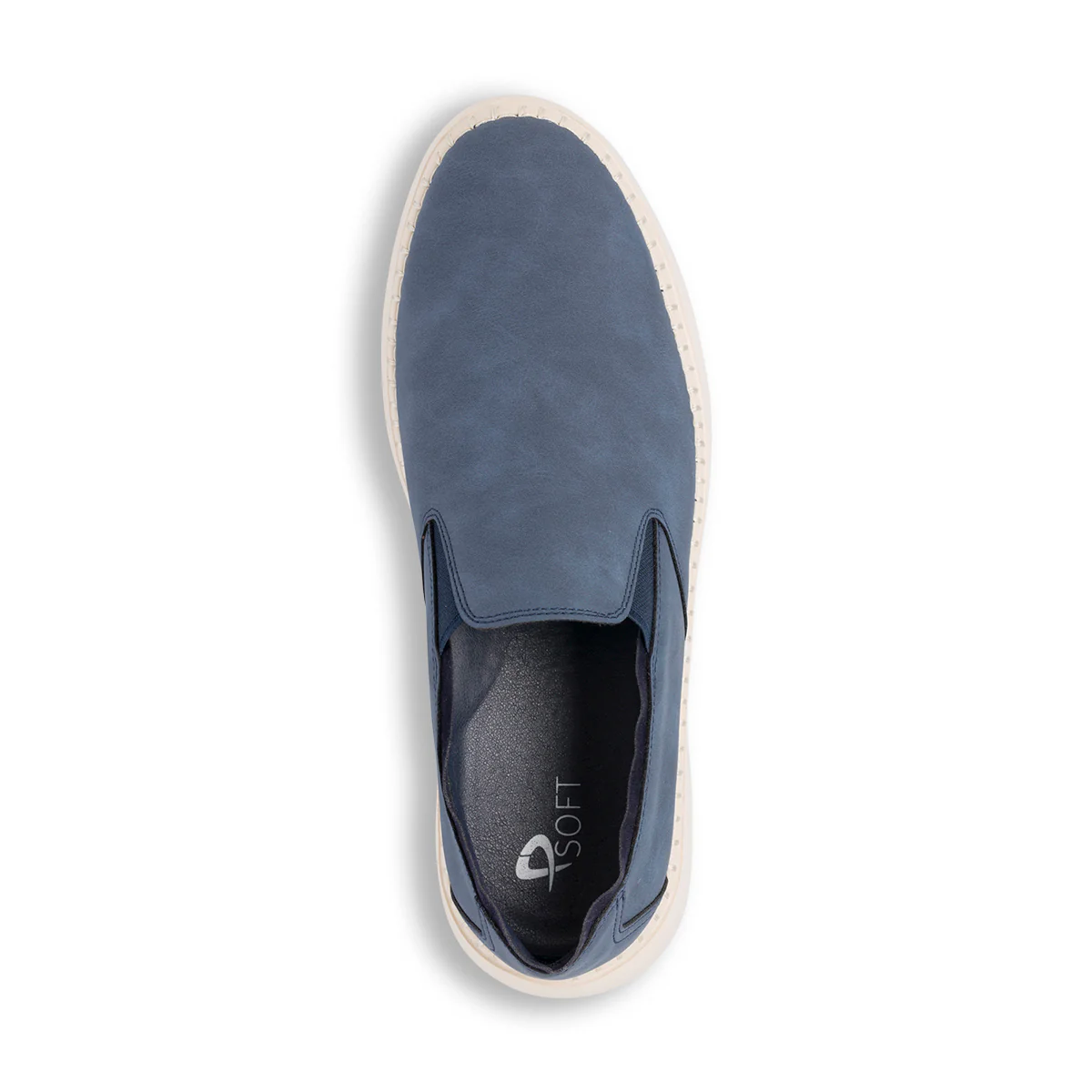 Scarpe slip-on casual da uomo blu navy P Soft - Image 12