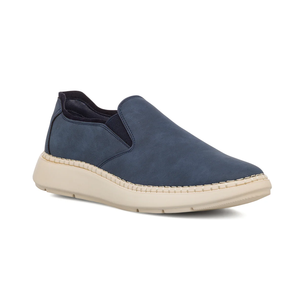 Scarpe slip-on casual da uomo blu navy P Soft - Image 8
