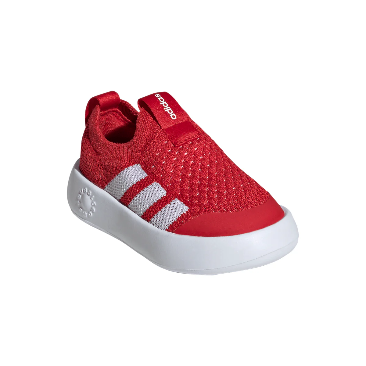 Scarpe slip-on Primi Passi rosse da Bambini adidas Bubblecomfy Infant - Image 3
