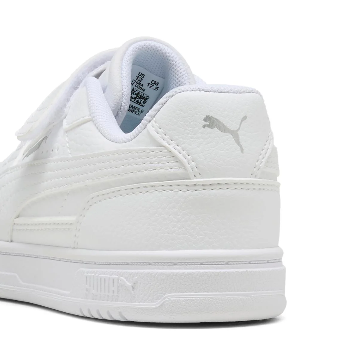 Scarpe sport Bambina Bianche con chiusura strappo Puma Caven III - Image 4