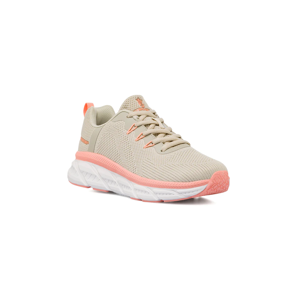 Scarpe sportive Beige da Donna con inserti rosa Gymnasium - Image 2