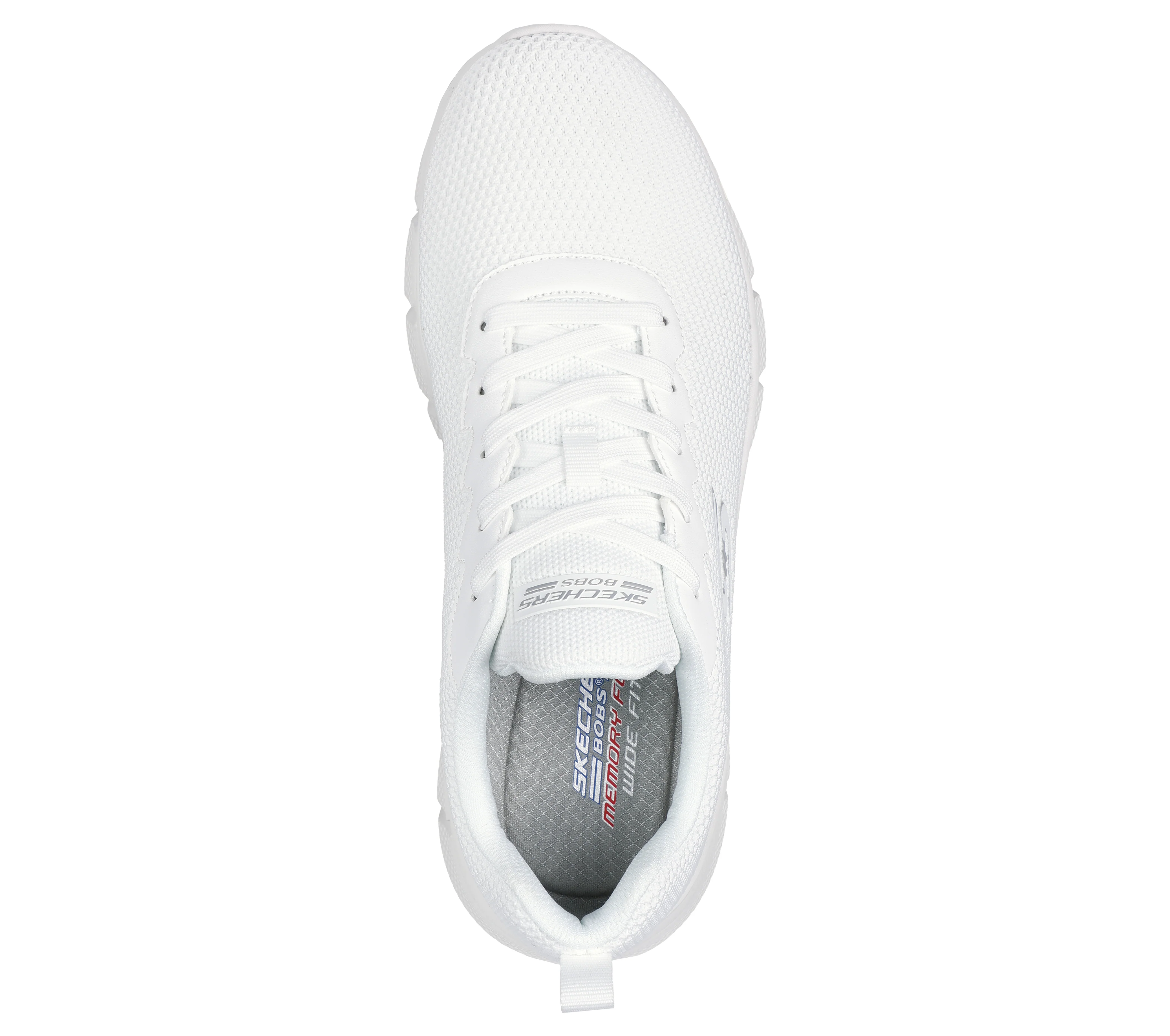 Scarpe sportive bianche da uomo in tessuto mesh Skechers Bobs Sport B Flex - Chill Edge - Image 3