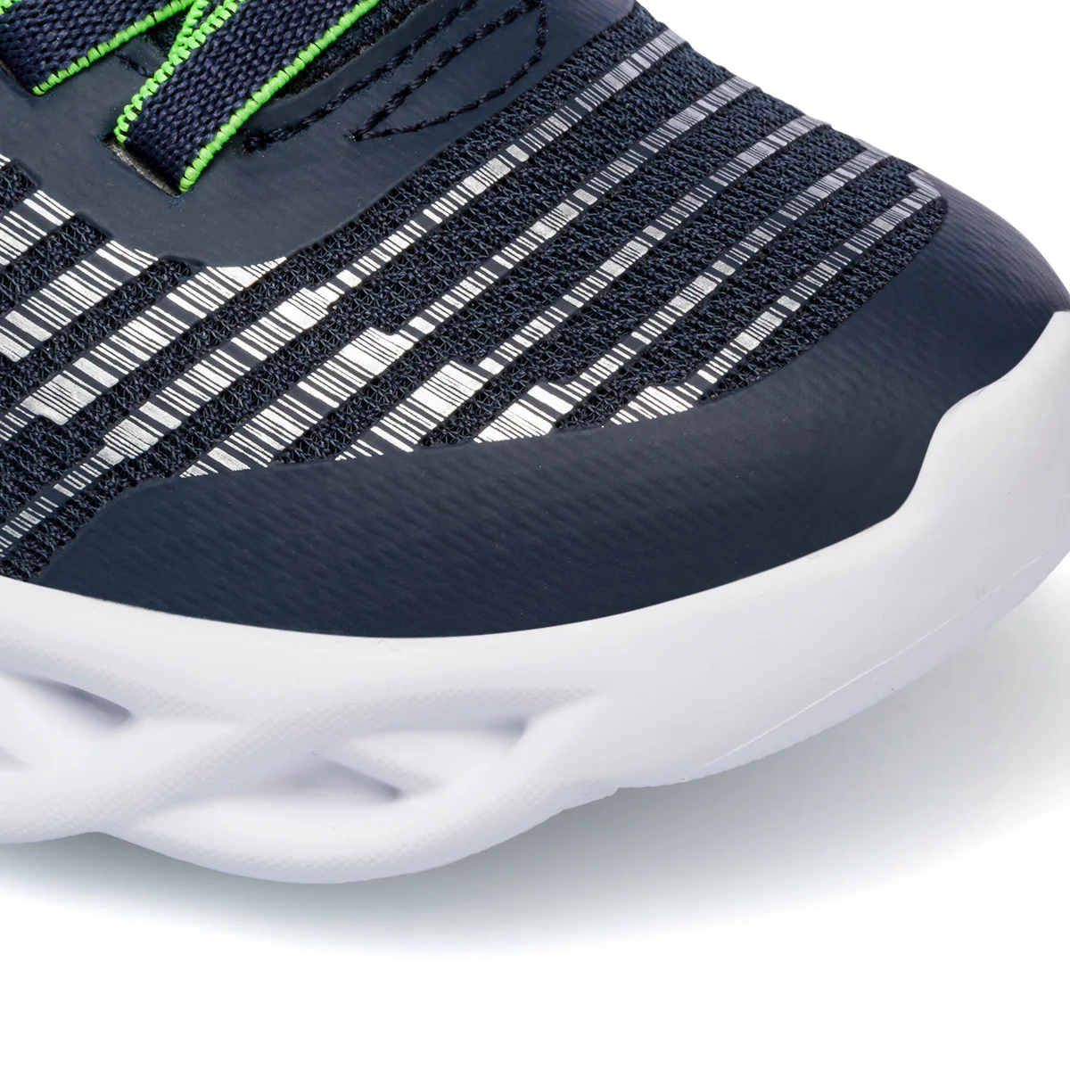 Scarpe sportive blu da bambino con luci nella suola Skechers S-Lights Twisty Brights - Image 5