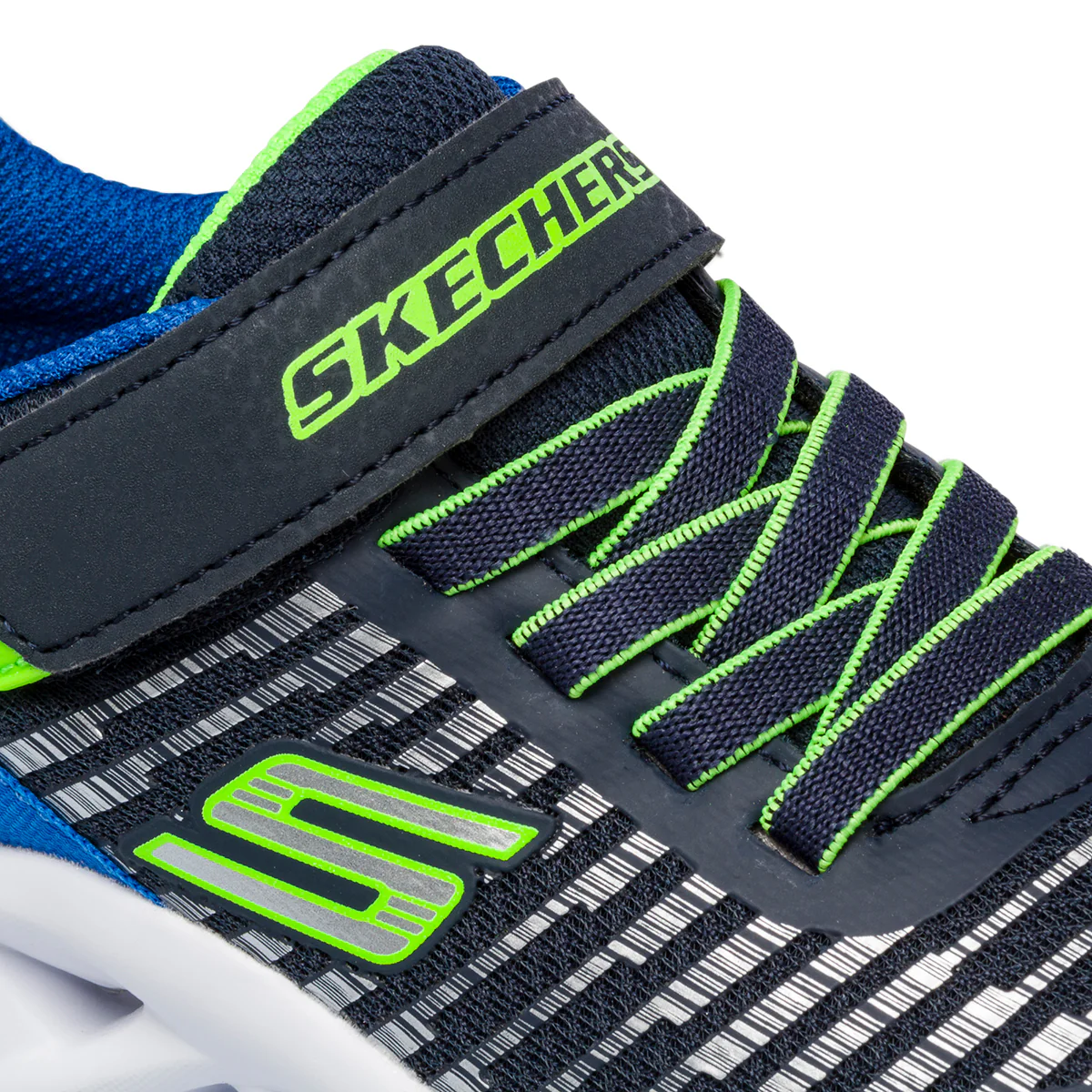 Scarpe sportive blu da bambino con luci nella suola Skechers S-Lights Twisty Brights - Image 6