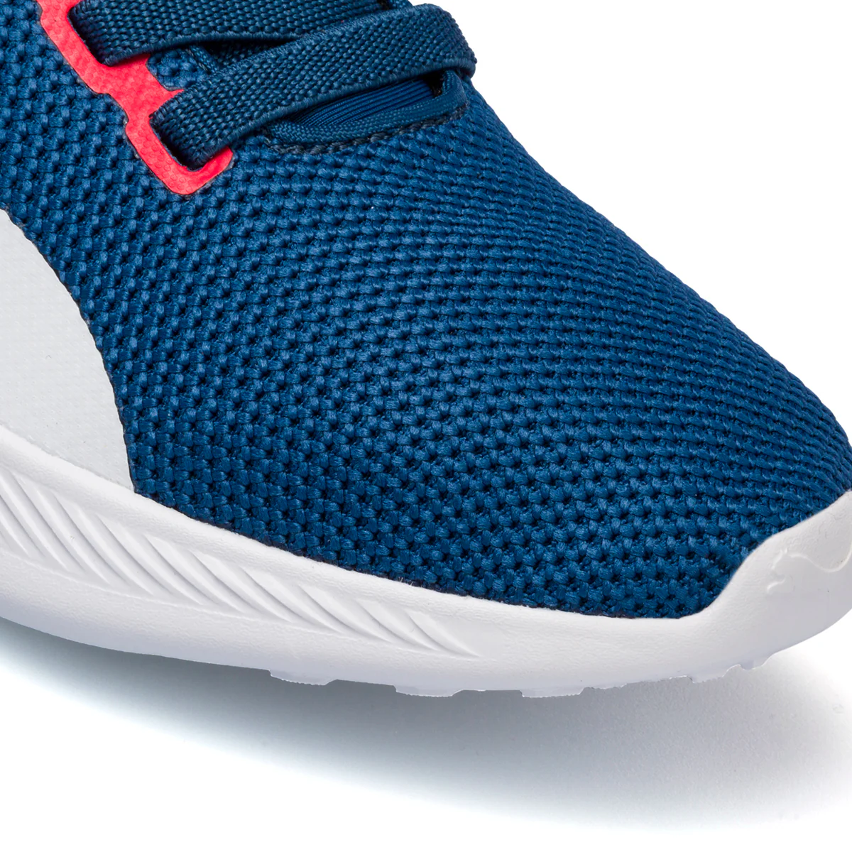 Scarpe sportive blu da bambino con striscia laterale Puma Flyer Runner V PS - Image 5