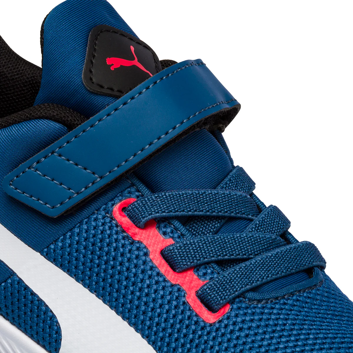 Scarpe sportive blu da bambino con striscia laterale Puma Flyer Runner V PS - Image 6