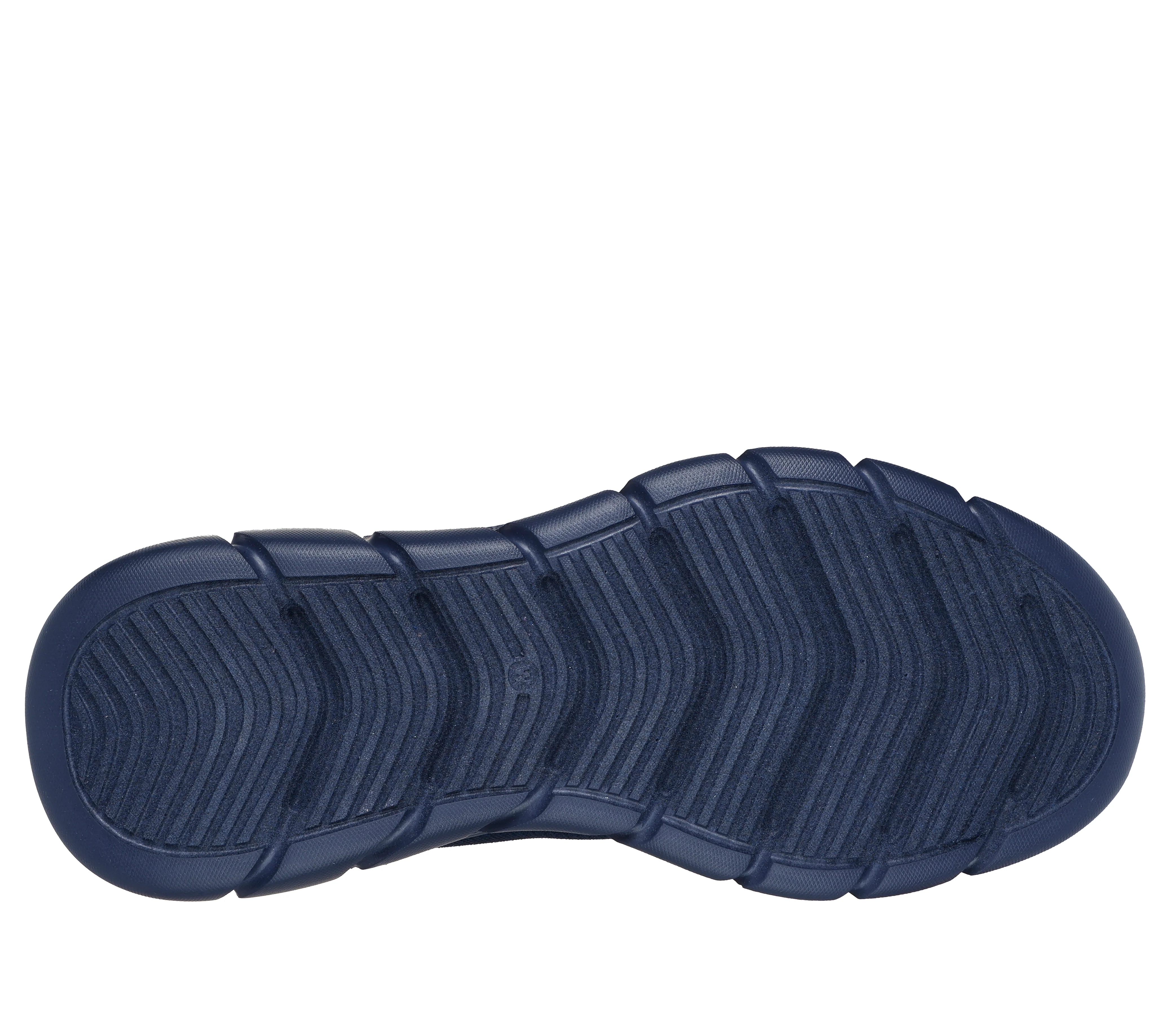 Scarpe sportive blu da uomo in tessuto mesh Skechers Bobs Sport B Flex - Chill Edge - Image 4