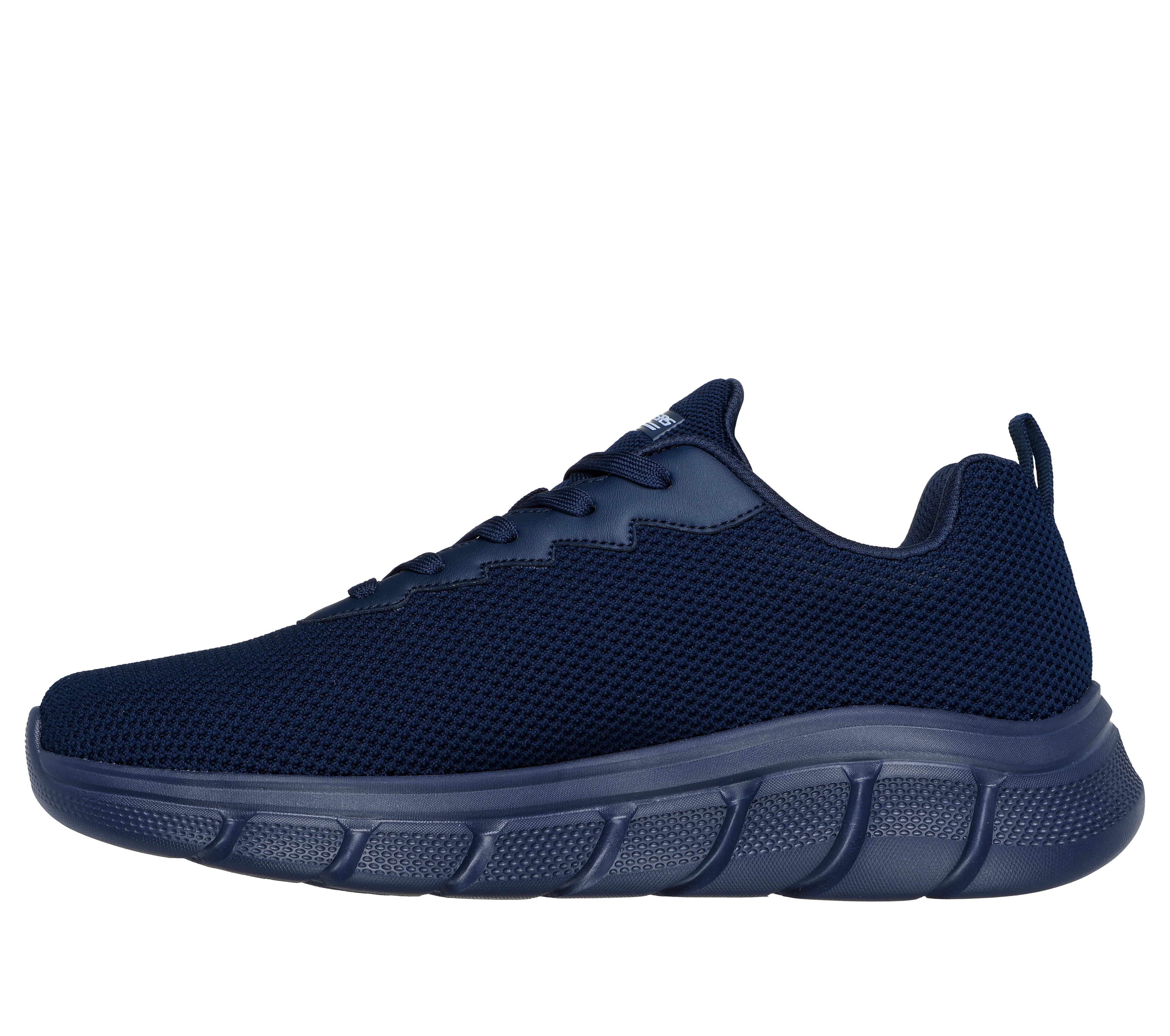 Scarpe sportive blu da uomo in tessuto mesh Skechers Bobs Sport B Flex - Chill Edge - Image 5
