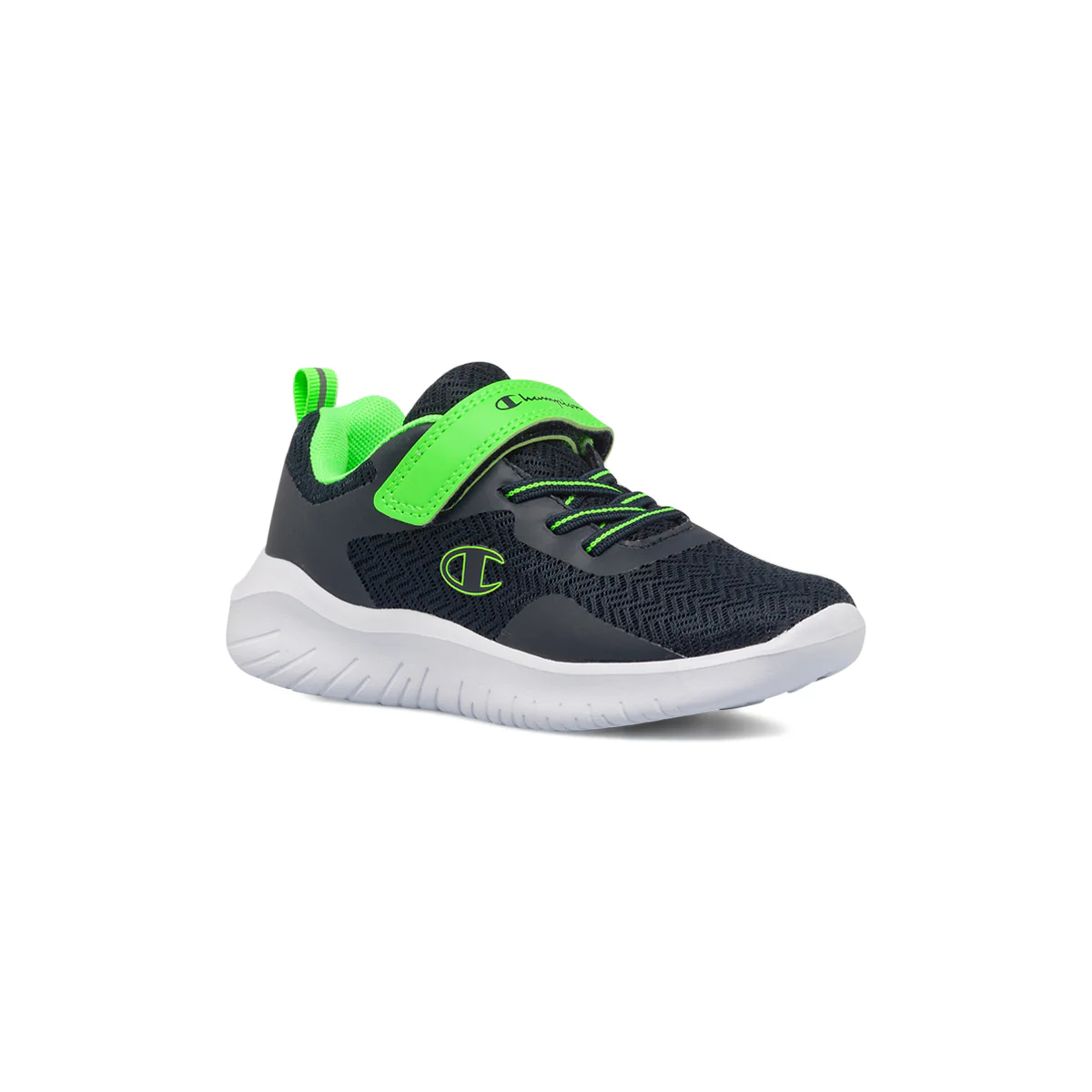 Scarpe sportive blu e verdi da bambino Champion Softy Evolve B Ps - Image 2