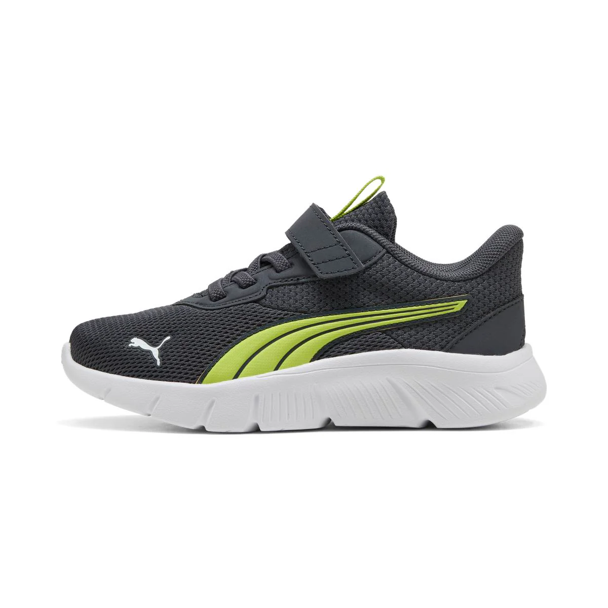 Scarpe sportive da bambina grigie Puma FlexFocus Modern AC+ - Image 2