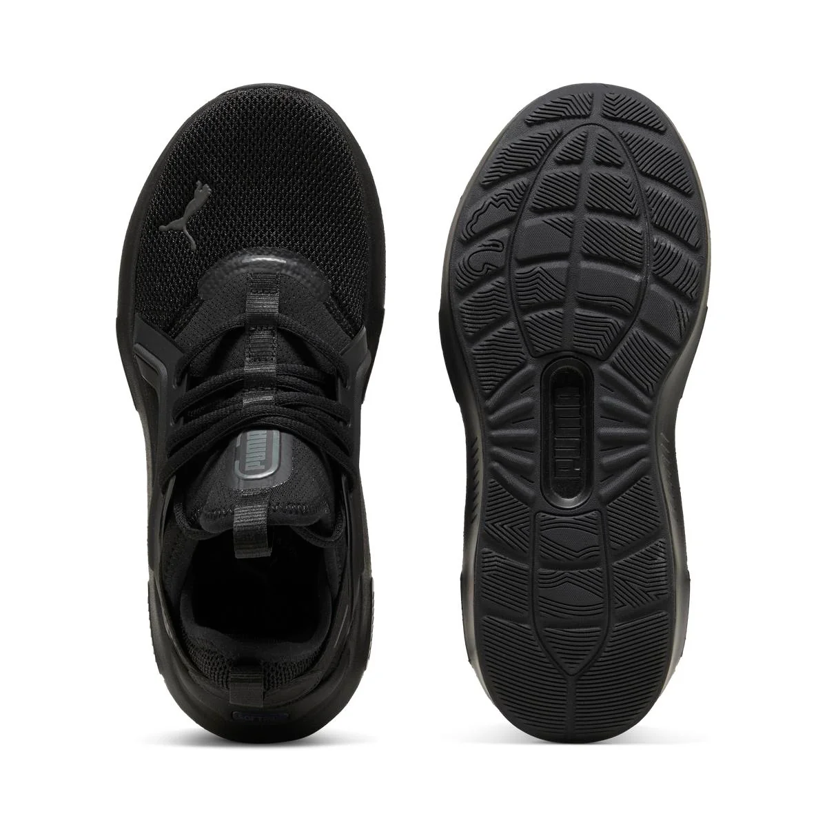 Scarpe sportive da Ragazzo nere in tessuto mesh Softride Enzo 5 Puma - Image 4