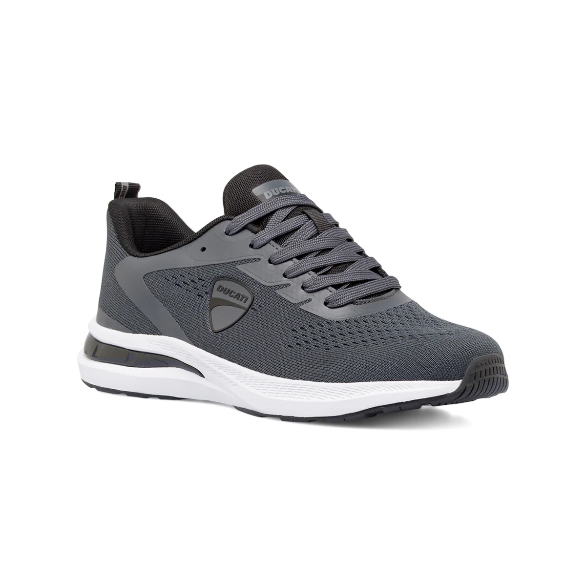 Scarpe sportive da uomo Ducati grigie con suola ammortizzata - Image 2