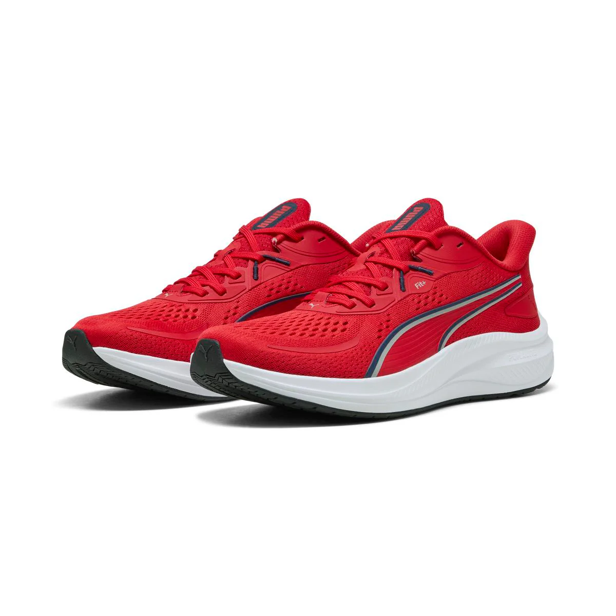 Scarpe sportive da Uomo rosse in mesh Puma Skyrocket Lite 2