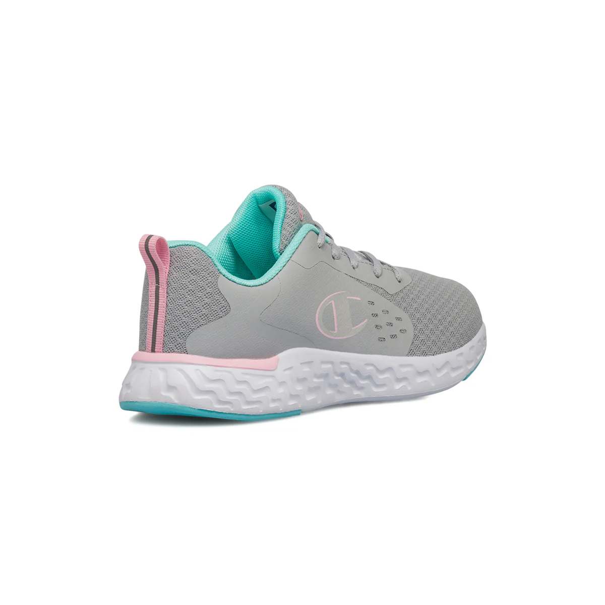 Scarpe sportive grigie da ragazza con logo laterale Champion Bold G GS - Image 3