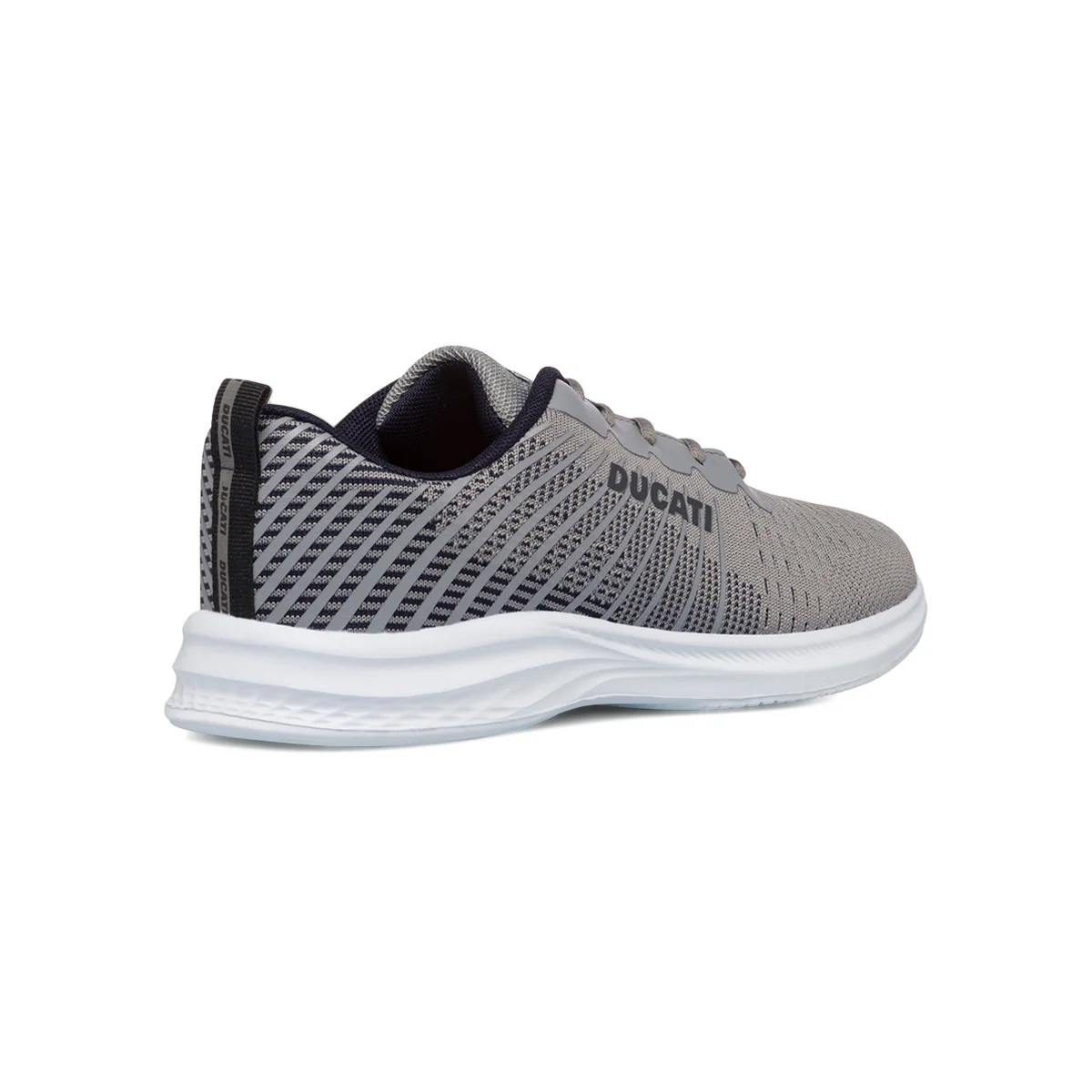 Scarpe sportive grigie da uomo con logo laterale Ducati Radio - Image 3