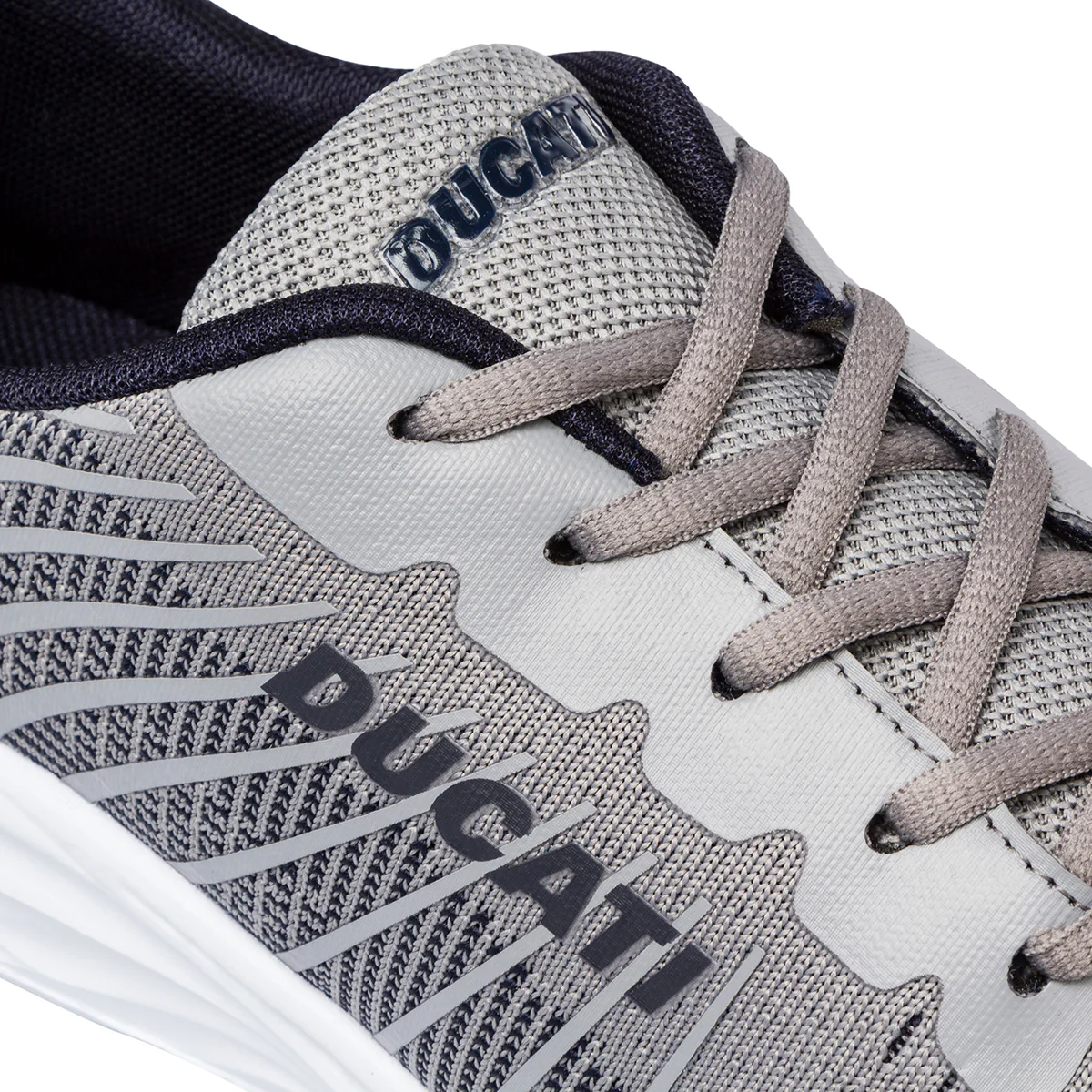 Scarpe sportive grigie da uomo con logo laterale Ducati Radio - Image 6