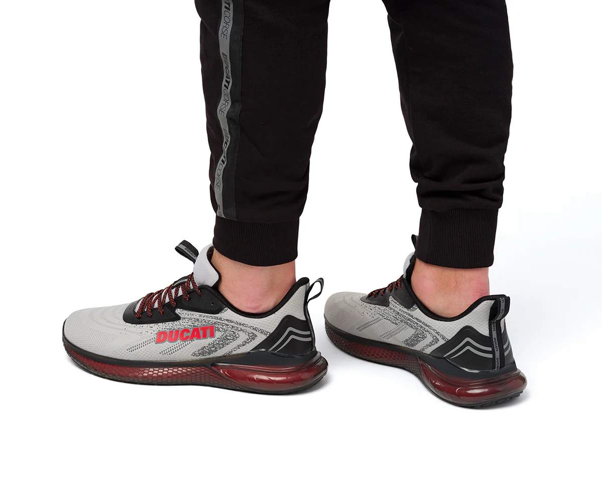 Scarpe sportive grigie da uomo Ducati Road Runner - Image 3