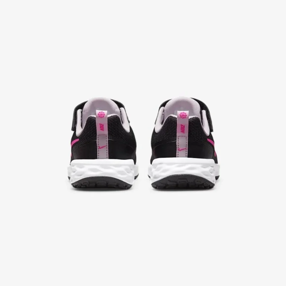 Scarpe sportive nere da bambina Nike Revolution 6 PSV - Image 6