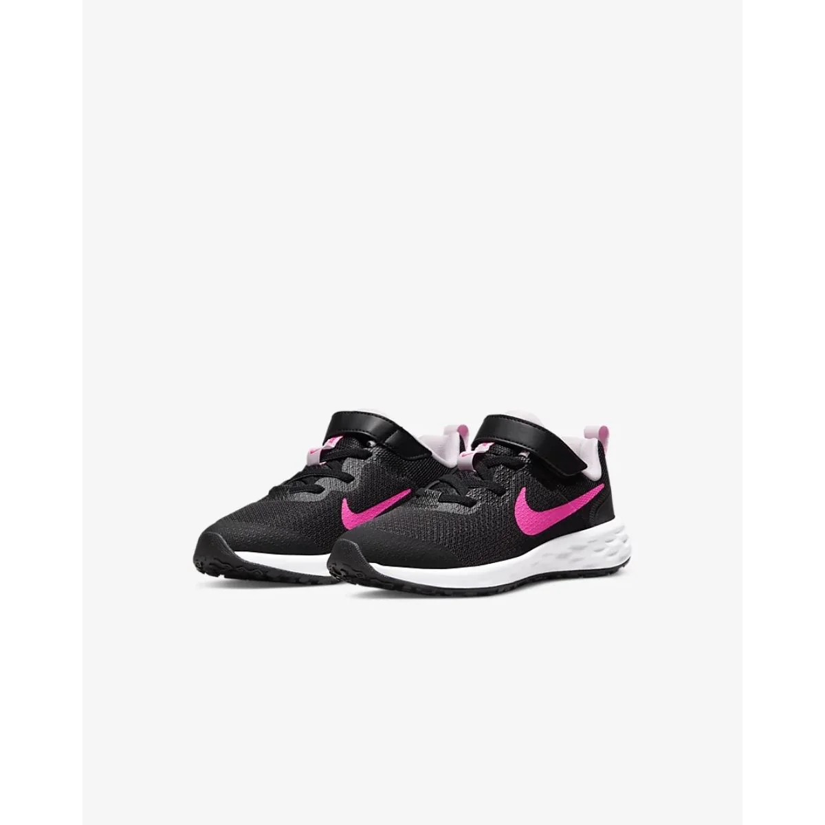 Scarpe sportive nere da bambina Nike Revolution 6 PSV - Image 5