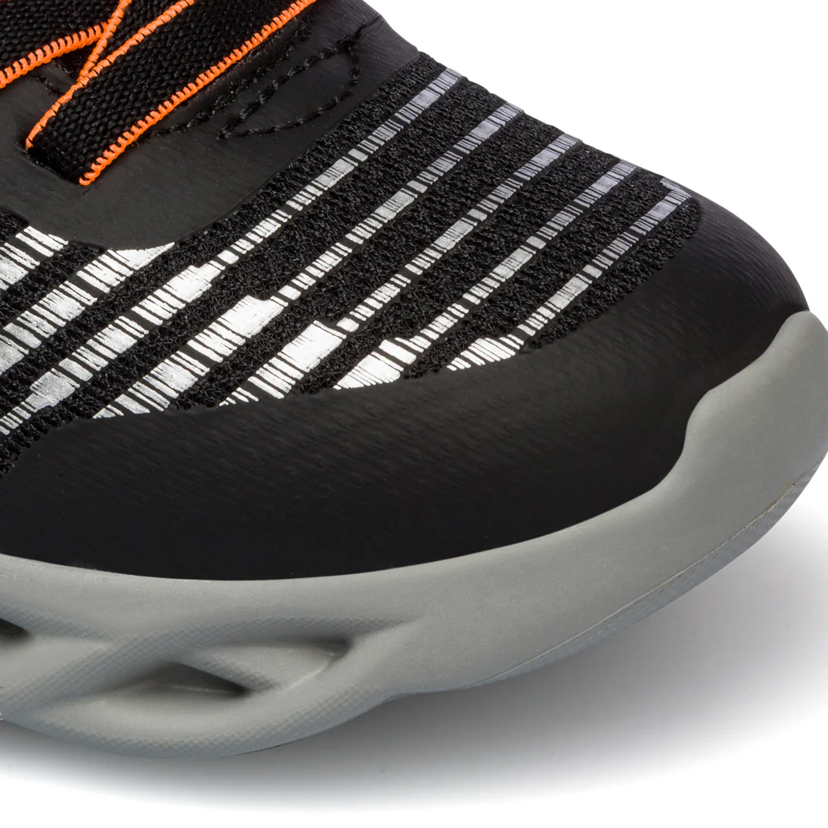 Scarpe sportive nere da bambino con luci nella suola Skechers S-Lights Twisty Brights - Image 6