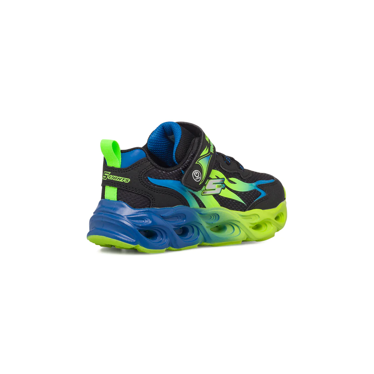 Scarpe sportive nere da bambino con luci Skechers S-Lights: Thermo Flash - Heat-Flux - Image 3