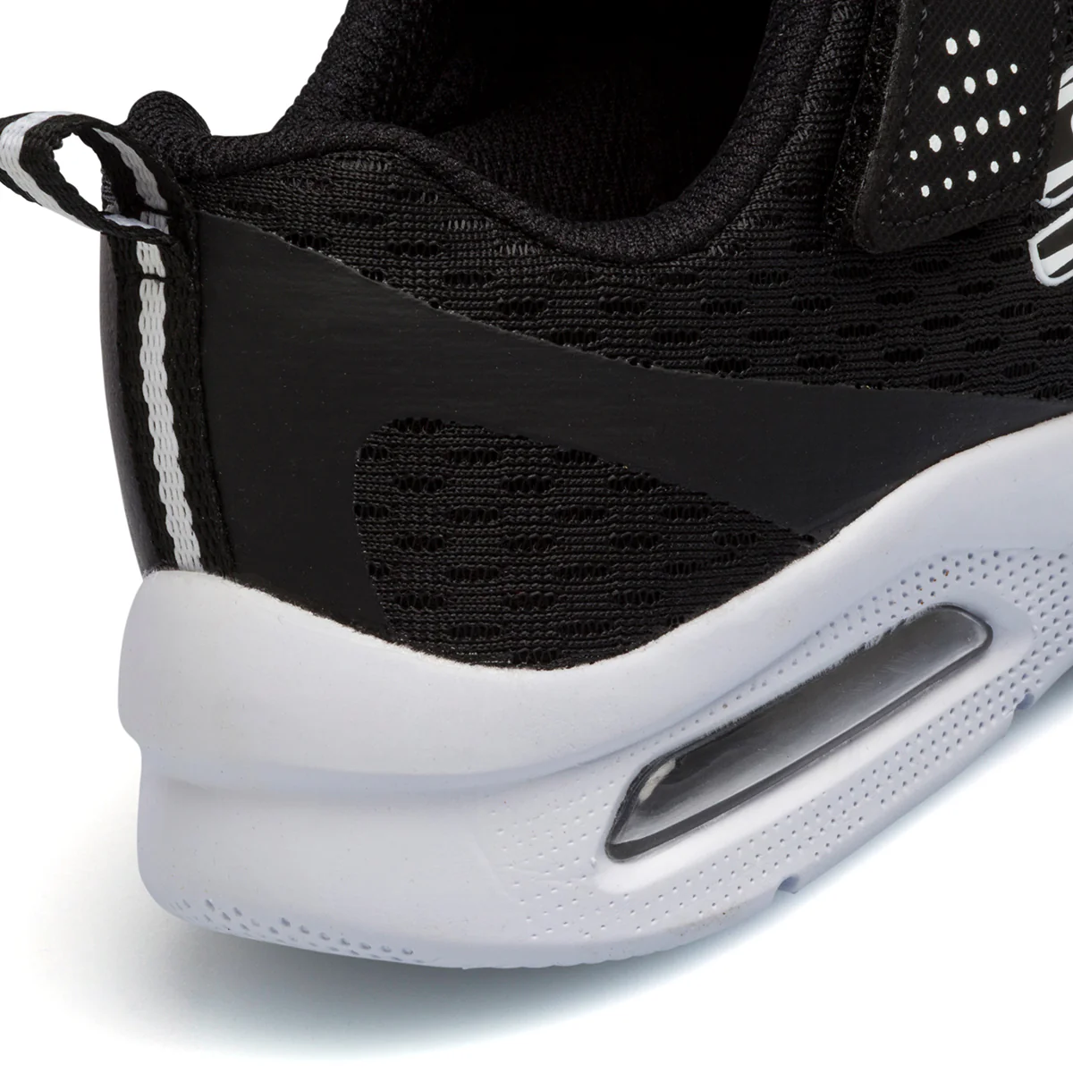 Scarpe sportive nere da bambino con suola ad aria Skechers Microspec Max - Image 7