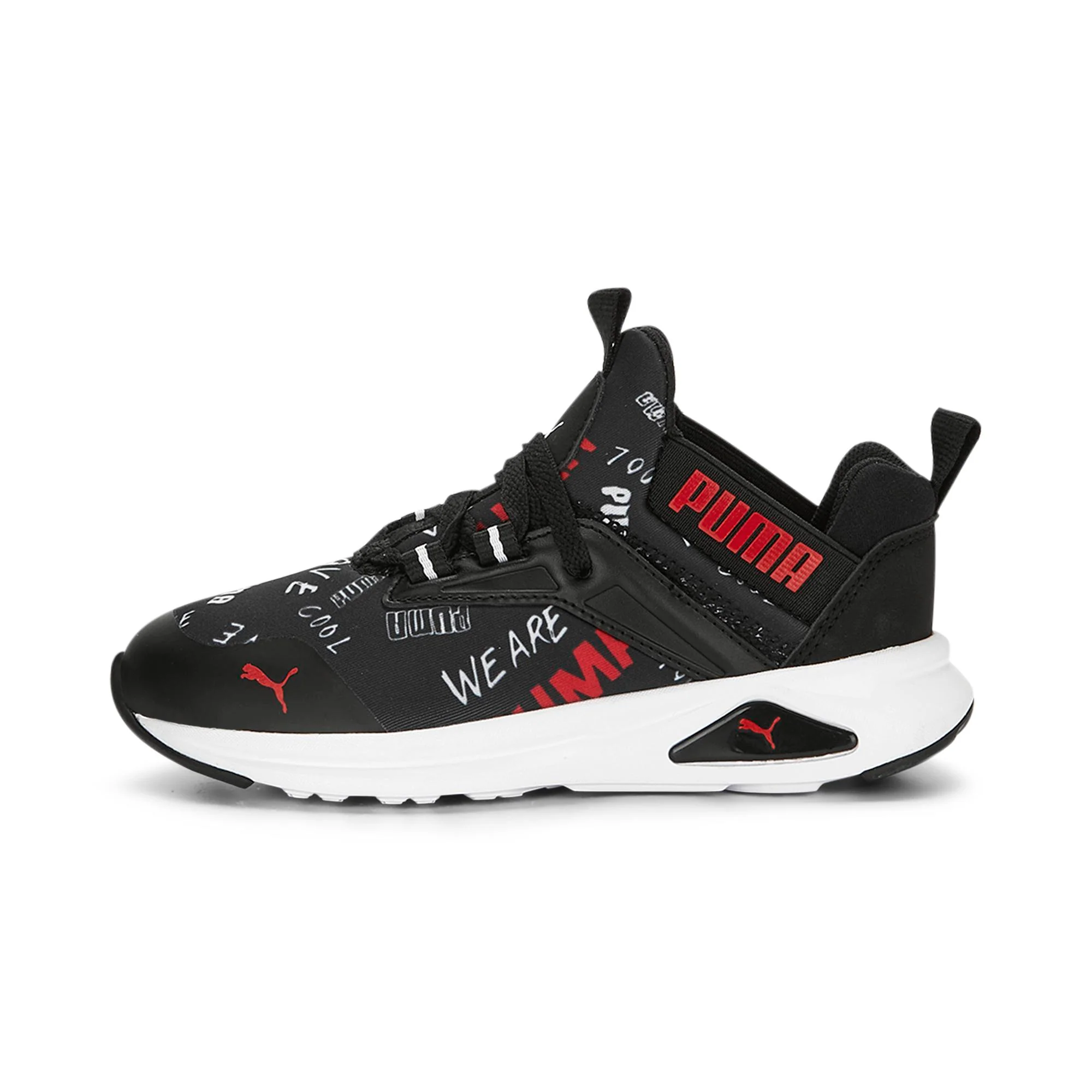 Scarpe sportive nere da bambino Puma Enzo 2 Refresh Ac Ps