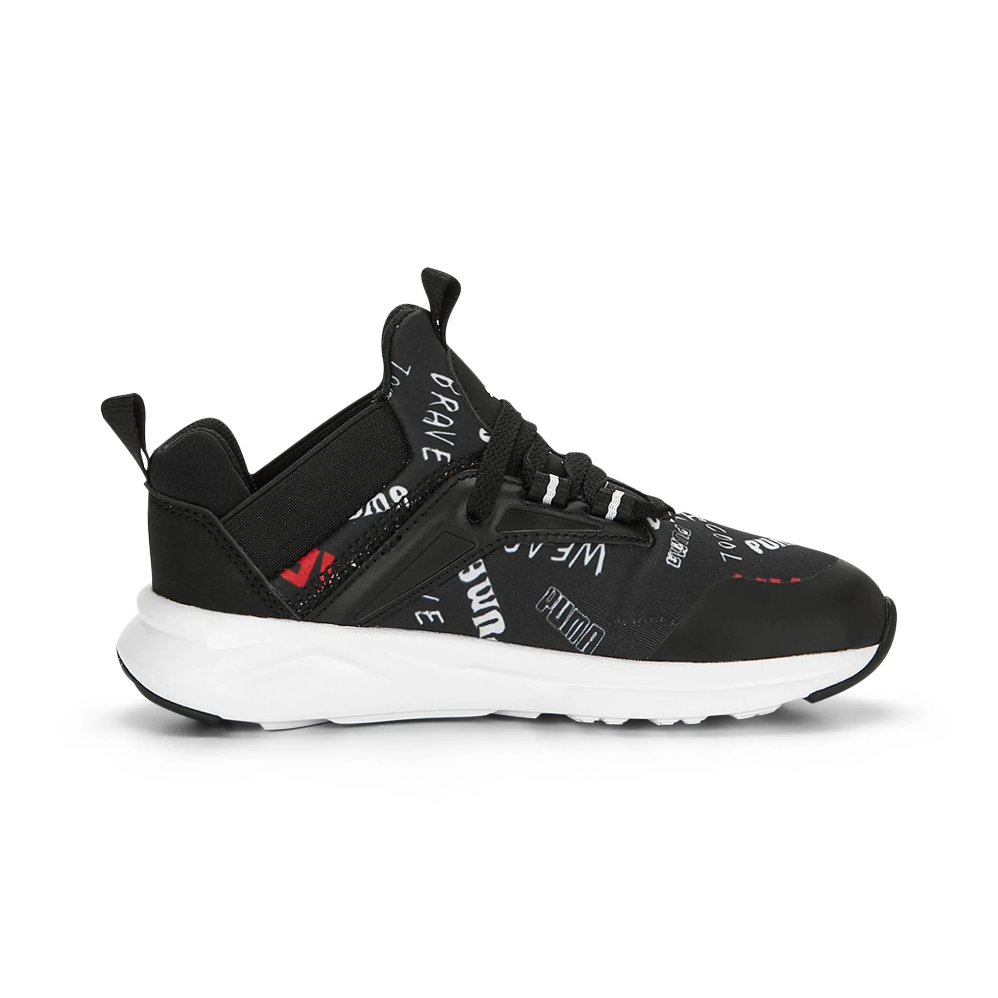 Scarpe sportive nere da bambino Puma Enzo 2 Refresh Ac Ps - Image 4