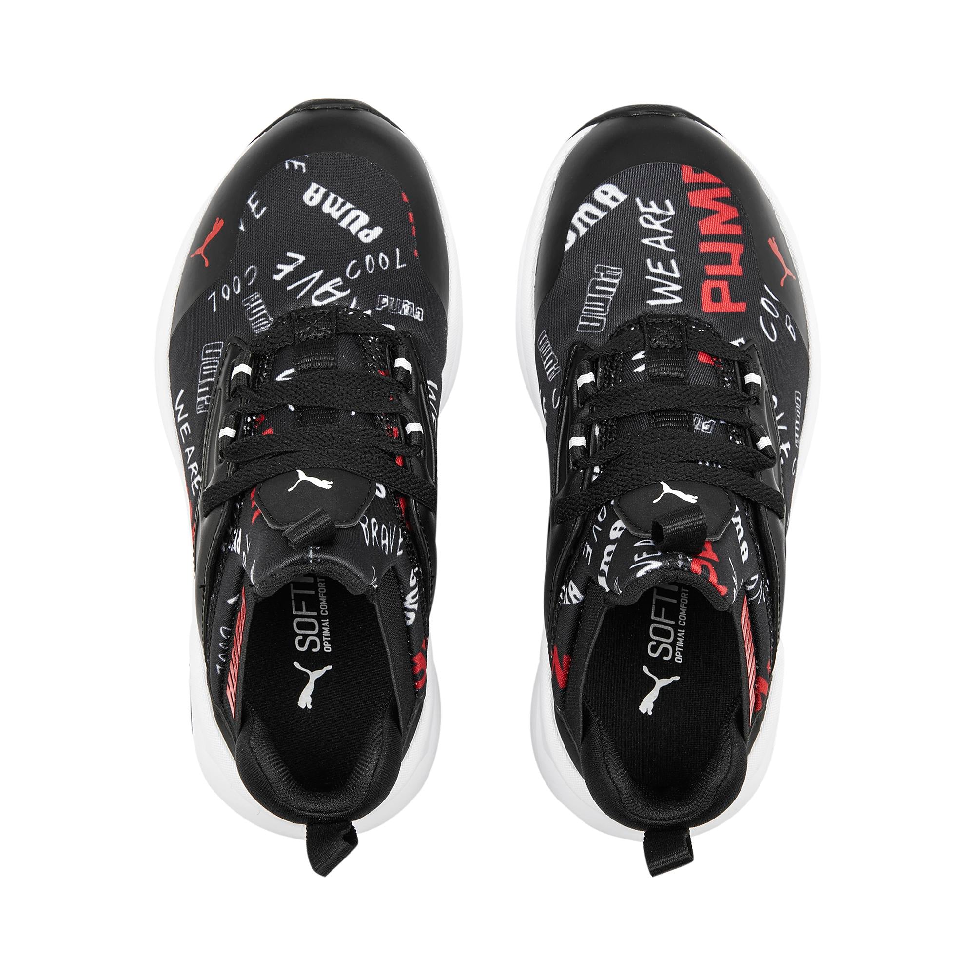 Scarpe sportive nere da bambino Puma Enzo 2 Refresh Ac Ps - Image 5