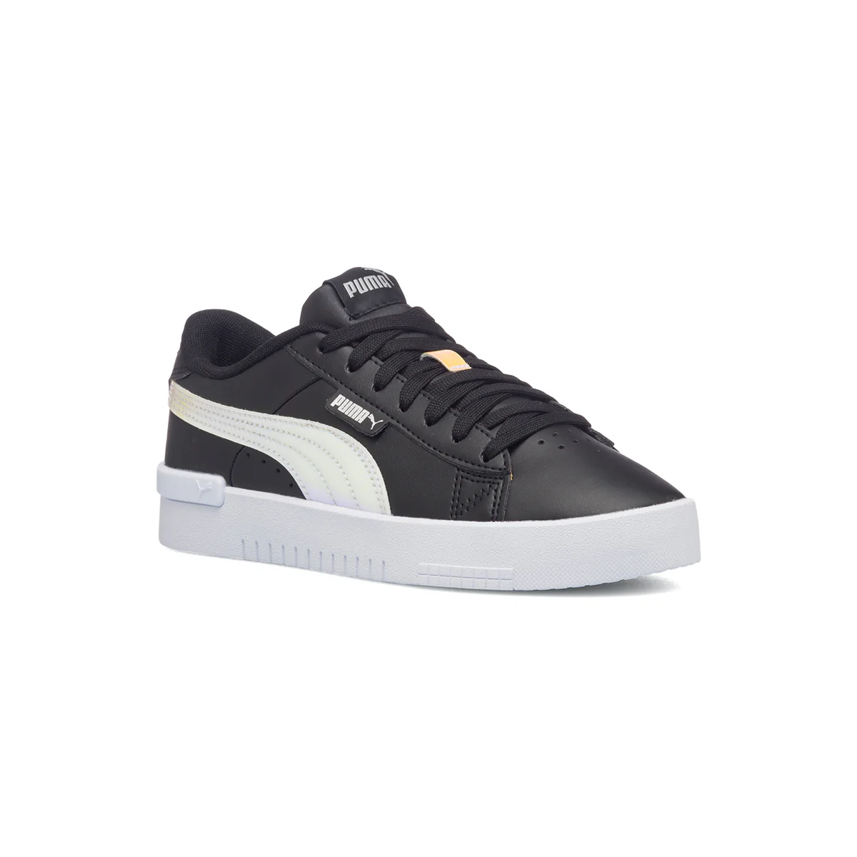 Scarpe sportive nere da ragazza con striscia effetto laminato Puma Jada Holo Jr - Image 2