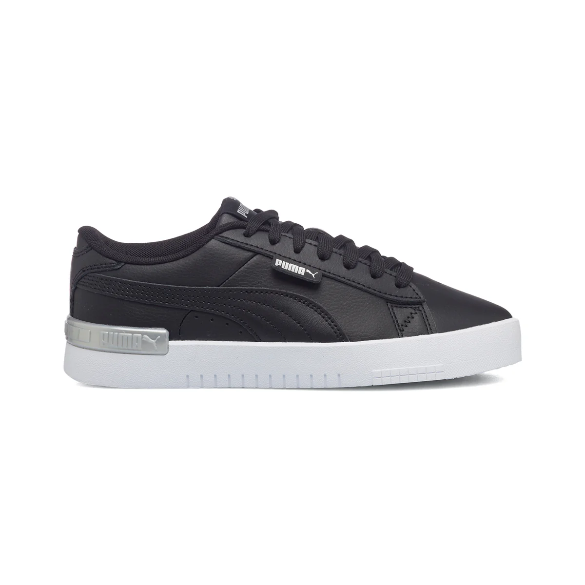 Scarpe sportive nere da ragazza con striscia laterale Puma Jada Jr