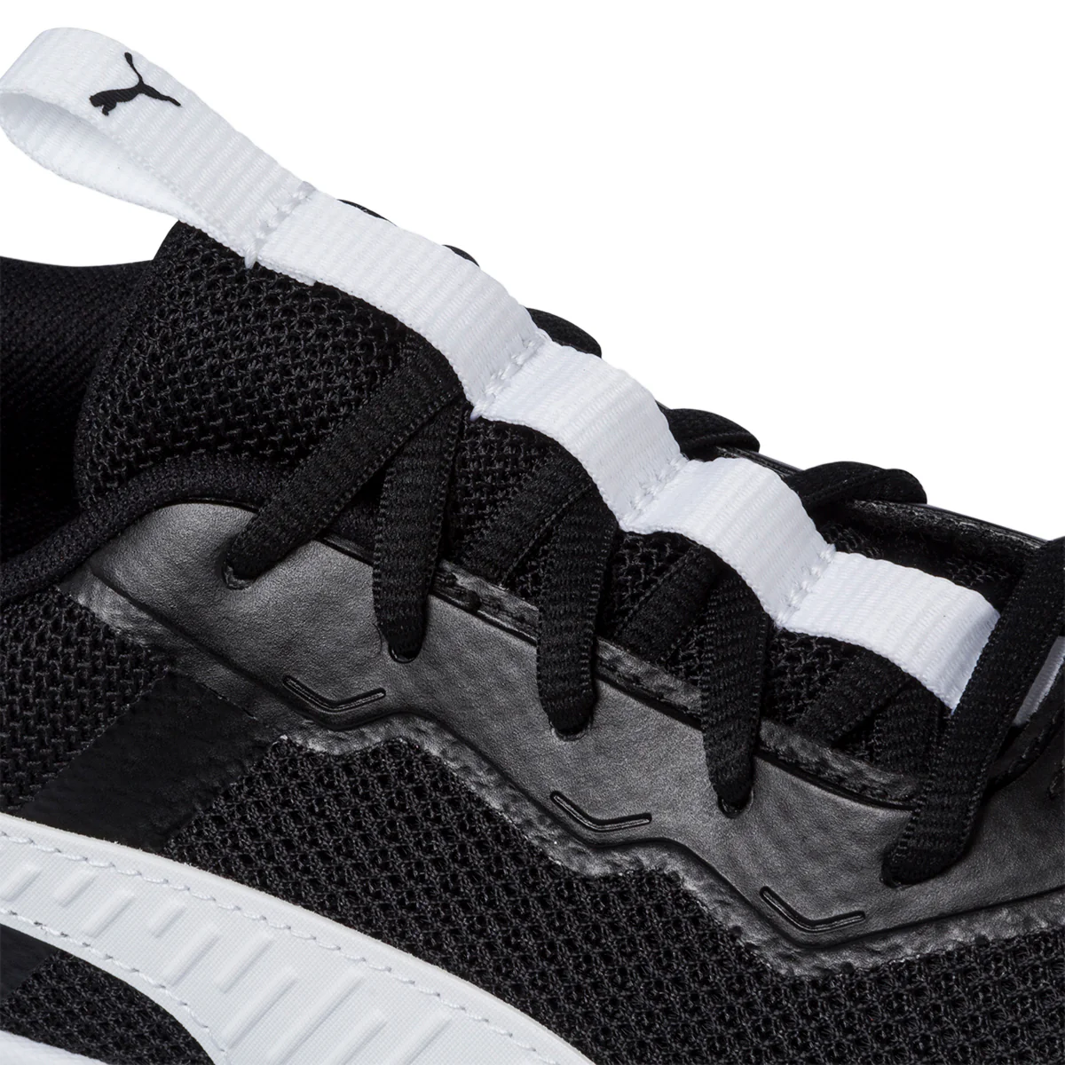 Scarpe sportive nere da ragazzo Puma Evolve Run Mesh Jr - Image 6