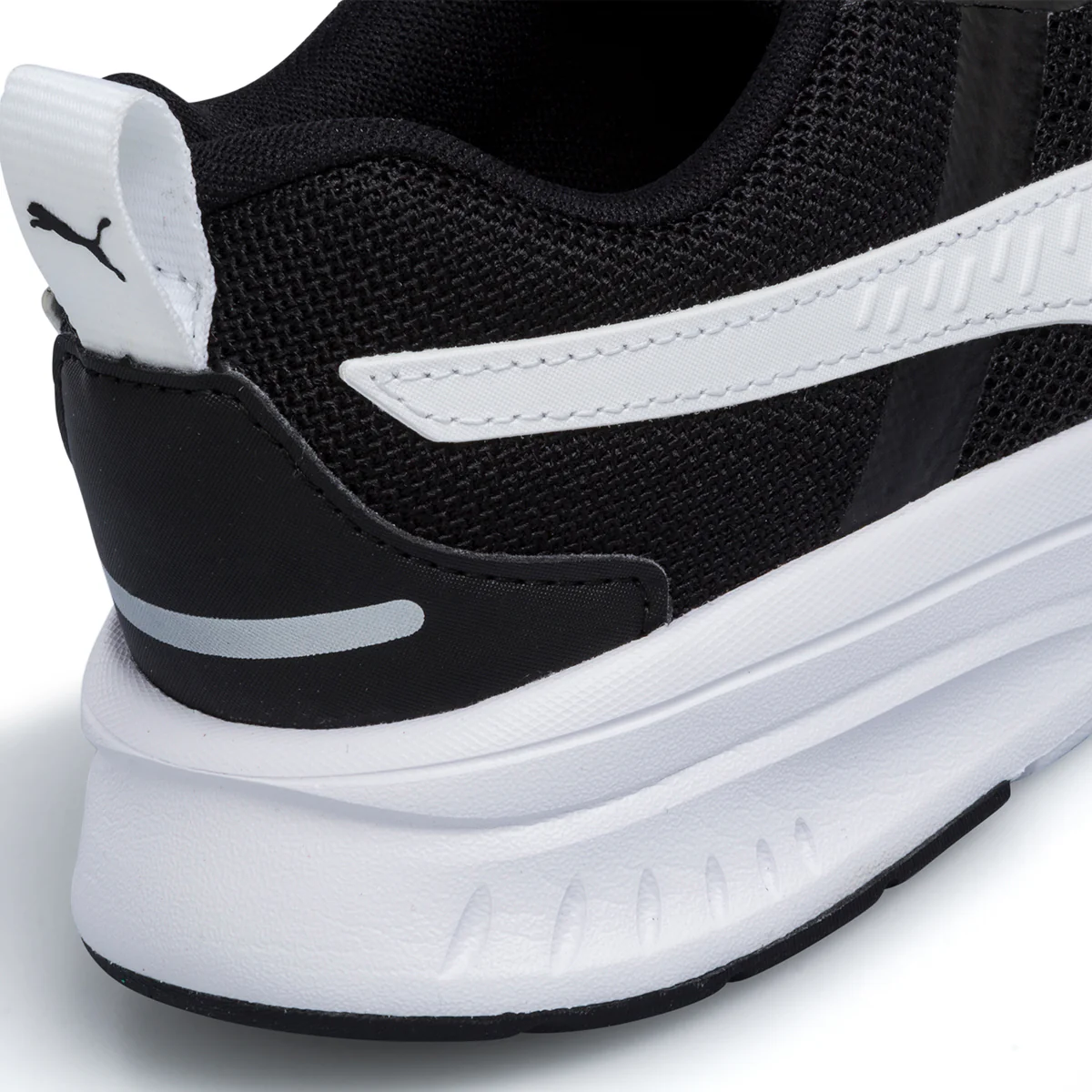 Scarpe sportive nere da ragazzo Puma Evolve Run Mesh Jr - Image 7