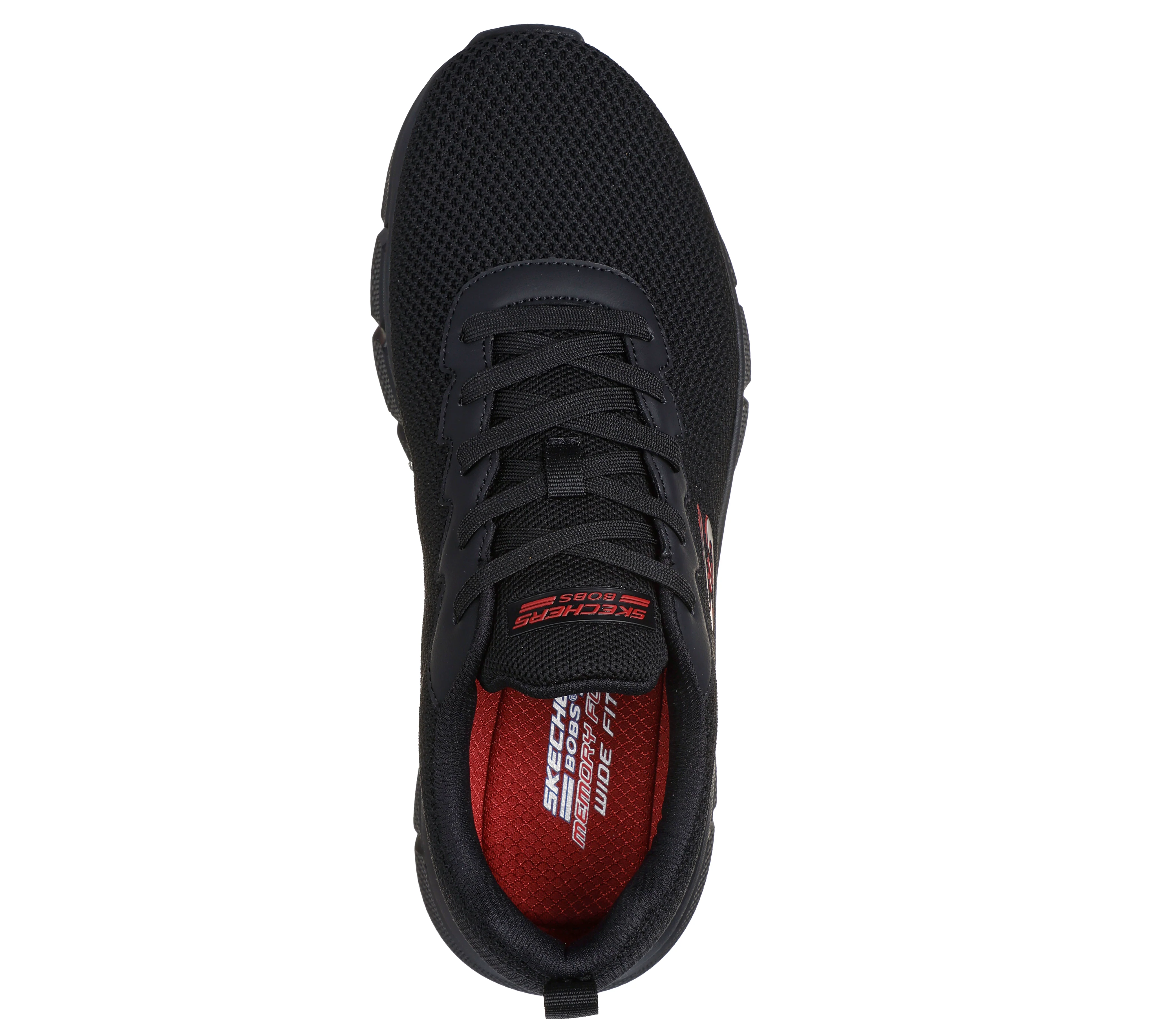 Scarpe sportive nere da uomo in tessuto mesh Skechers Bobs Sport B Flex - Chill Edge - Image 3