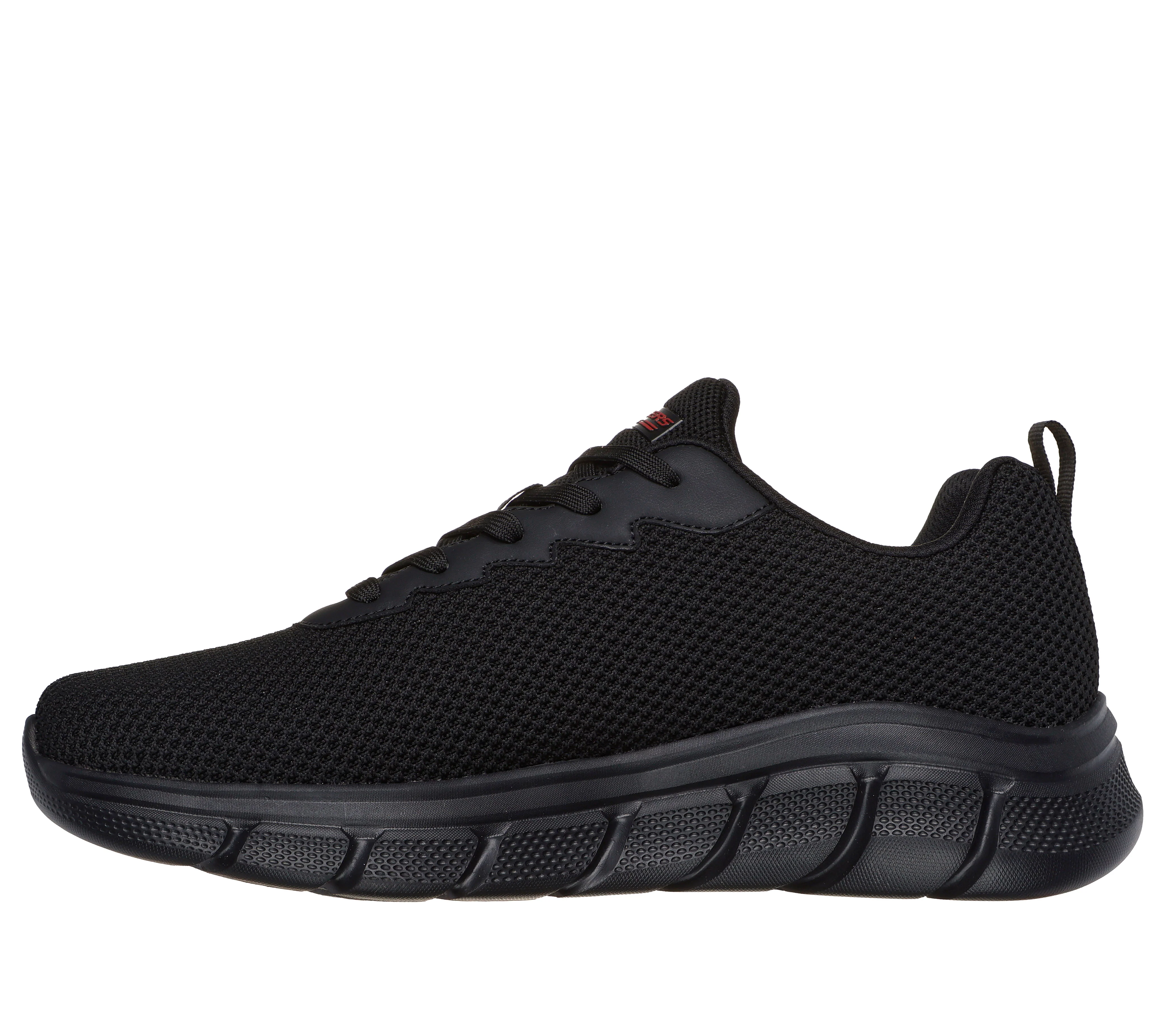 Scarpe sportive nere da uomo in tessuto mesh Skechers Bobs Sport B Flex - Chill Edge - Image 5