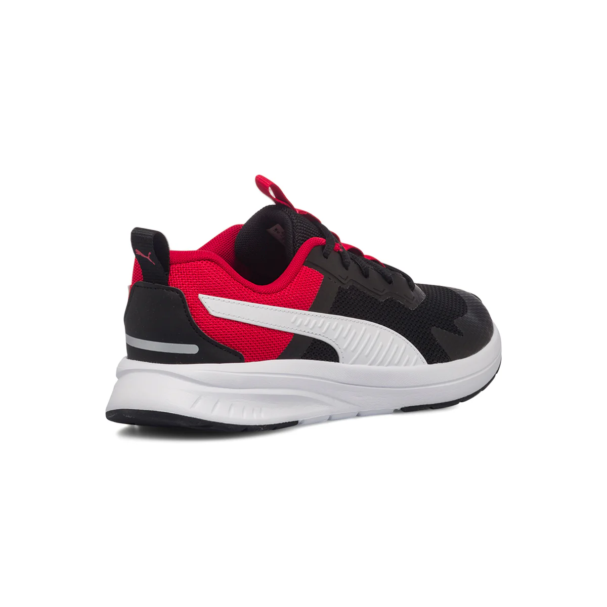 Scarpe sportive nere e rosse da ragazzo Puma Evolve Run Mesh Jr - Image 3