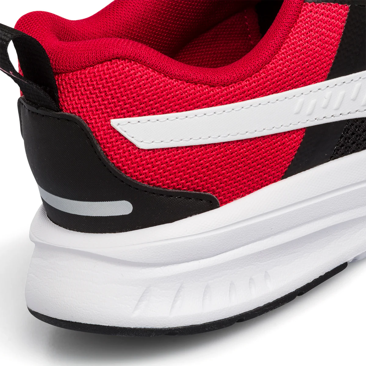 Scarpe sportive nere e rosse da ragazzo Puma Evolve Run Mesh Jr - Image 7