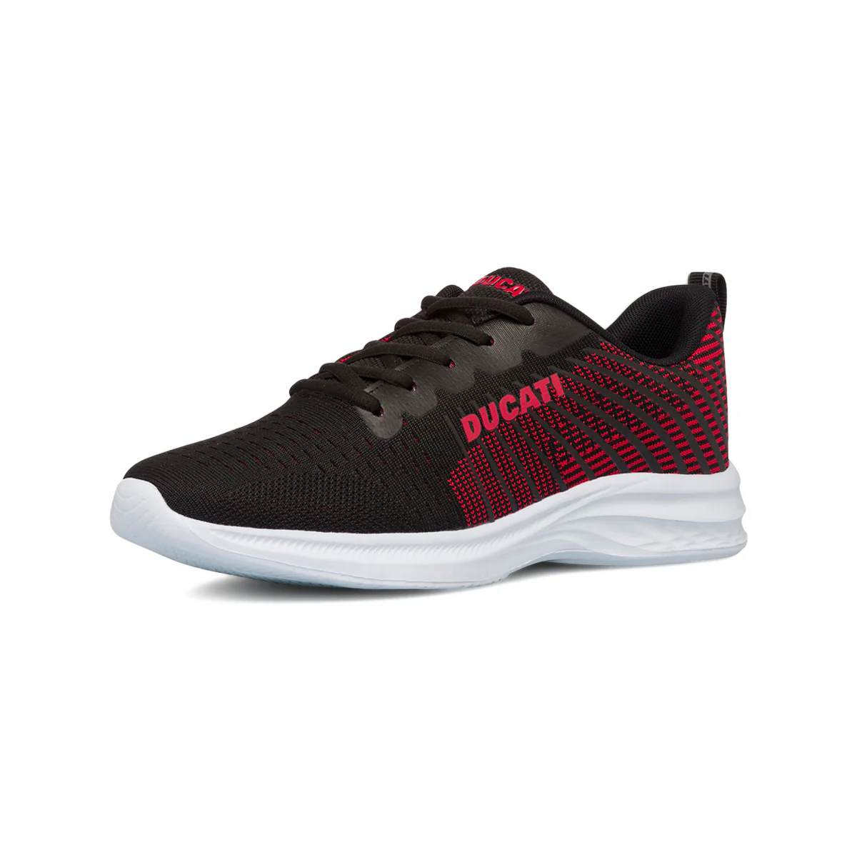 Sneakers nere e rosse da uomo con logo laterale Ducati Radio - Image 2