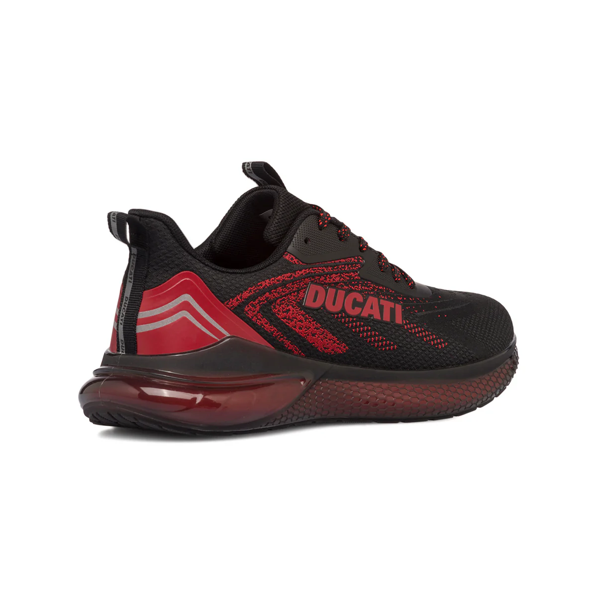 Scarpe sportive nere e rosse da uomo Ducati Road Runner - Image 3