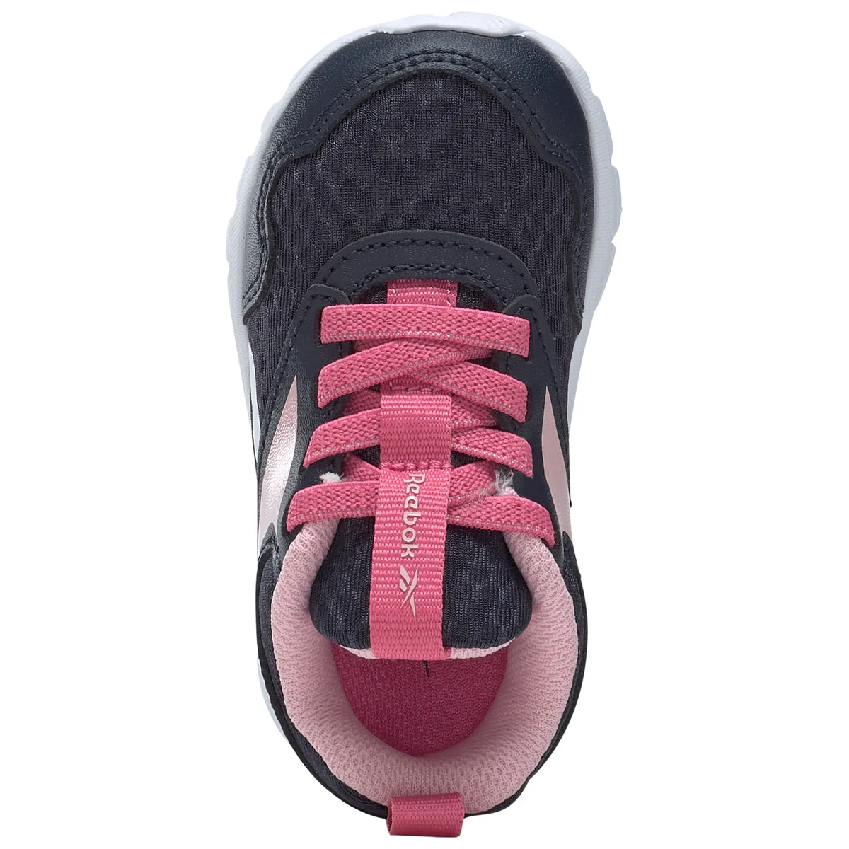 Scarpe sportive primi passi blu da bambina con dettagli rosa Reebok XT Sprinter 2 - Image 6