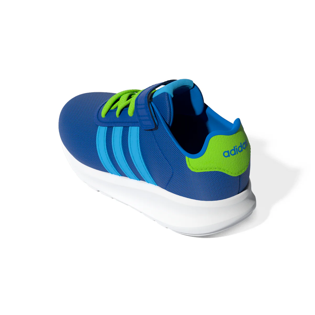 Scarpe sportive primi passi blu da bambino con strisce laterali adidas Lite Racer 3.0 - Image 6
