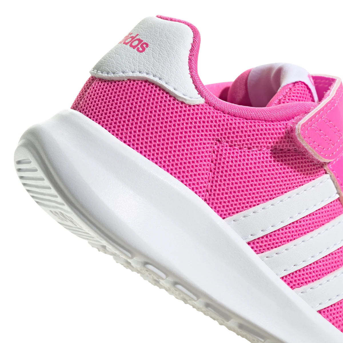 Scarpe sportive primi passi rosa da bambino con strisce laterali adidas Lite Racer 3.0 - Image 8
