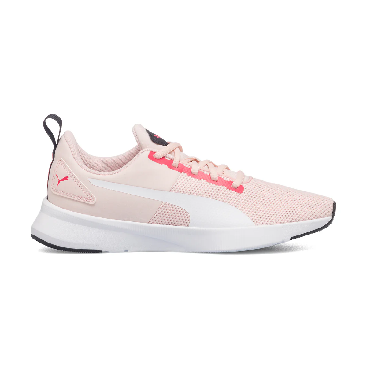 Scarpe sportive rosa da ragazza con striscia laterale Puma Flyer Runner Jr