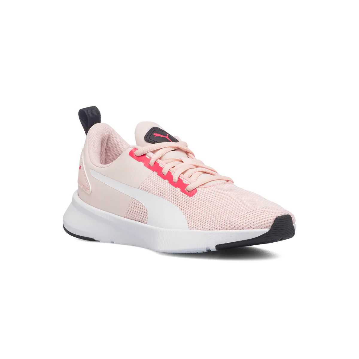 Scarpe sportive rosa da ragazza con striscia laterale Puma Flyer Runner Jr - Image 2