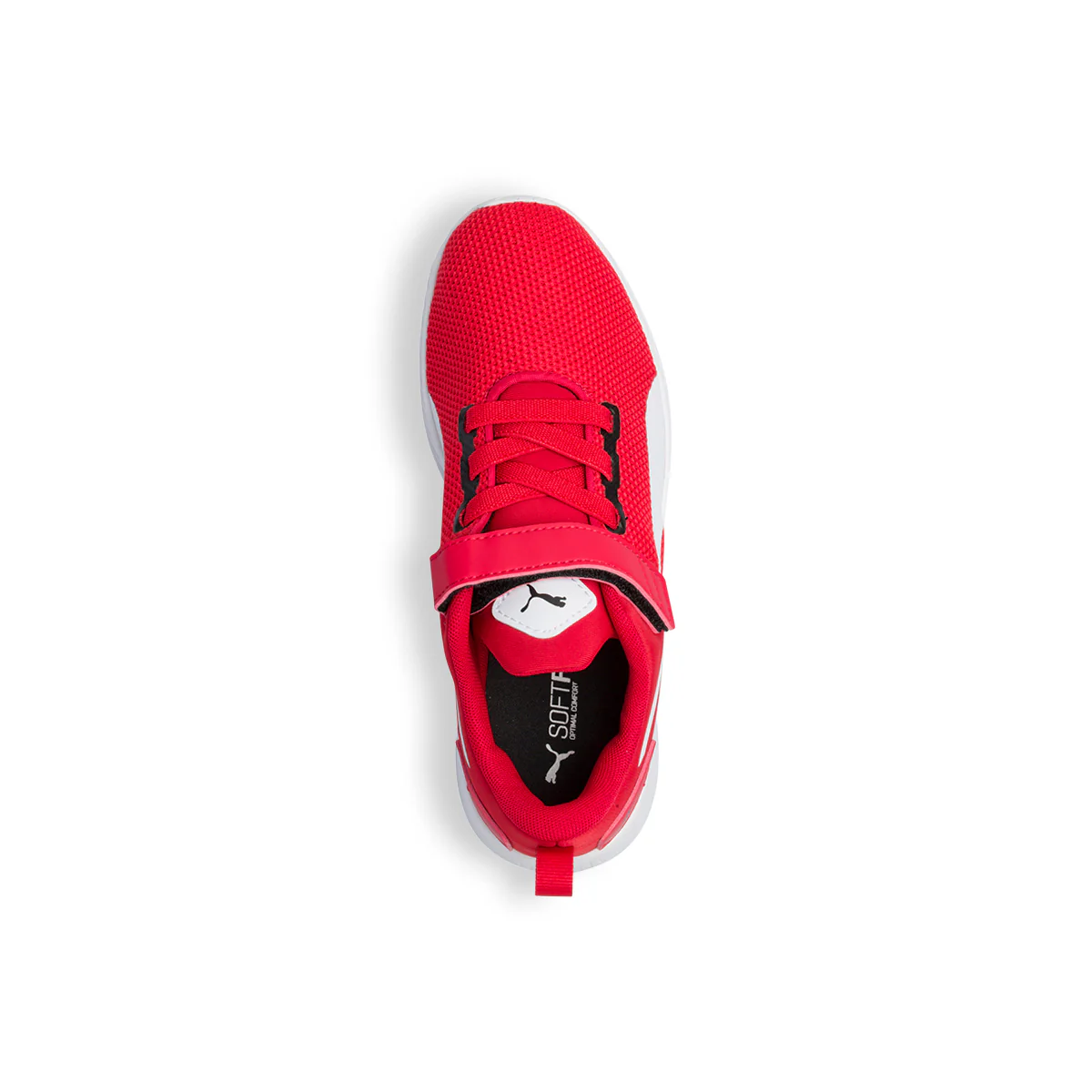 Scarpe sportive rosse da bambino con striscia laterale Puma Flyer Runner V PS - Image 8